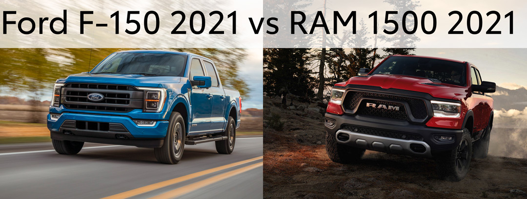Duel des meilleurs camions : Ford F-150 2021 vs RAM 1500 2021